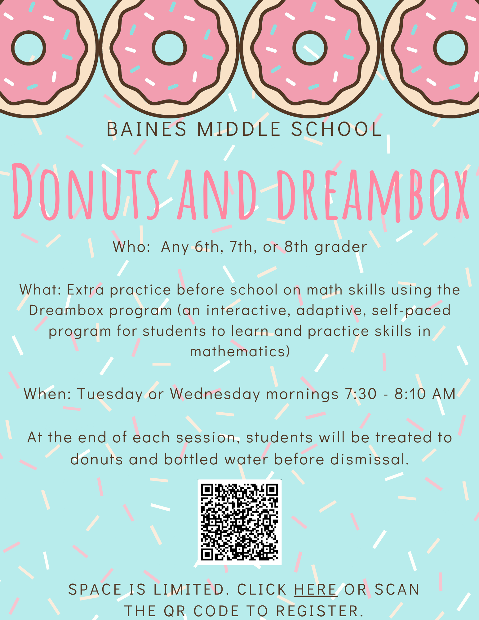  Donuts and Dreambox Flyer